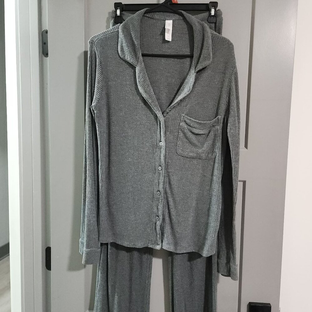 auden ribbed pajama set